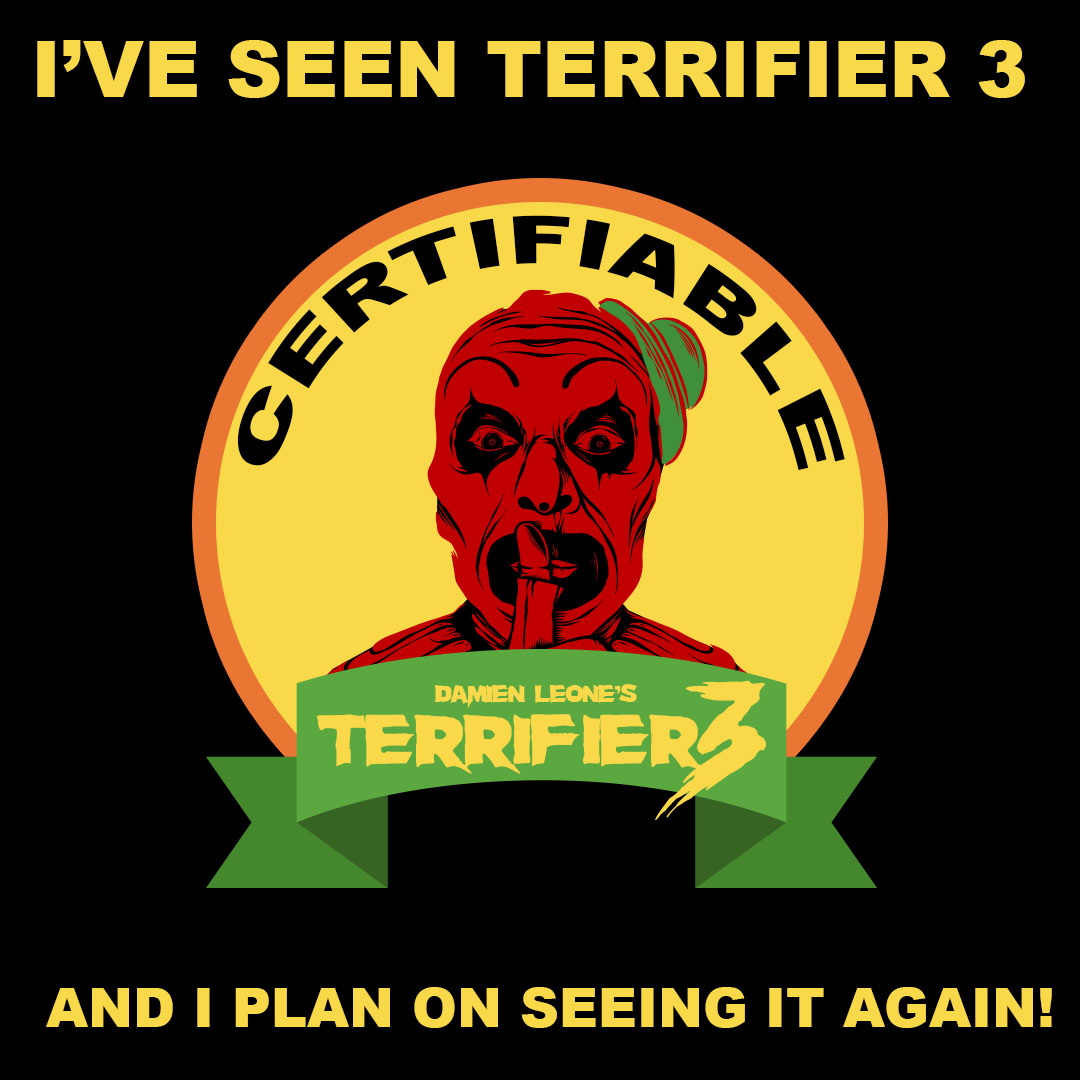 Terrifier 3 badge image watched 1 time.