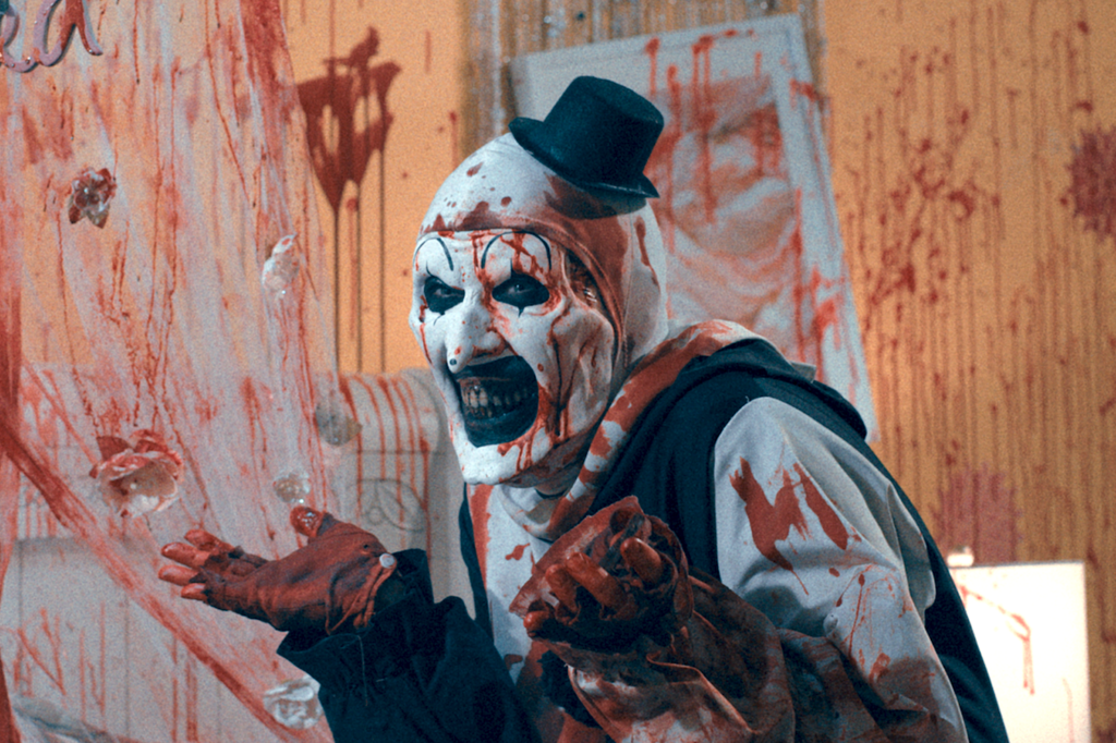 Terrifier 3 Movie beats the Joker movie on opening weekend image.