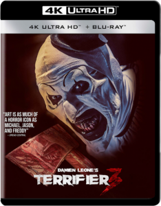 Terrifier 3 4k UHD + Blu-ray image