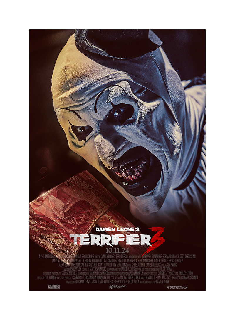 Official Terrifier 3 Theatrical Poster